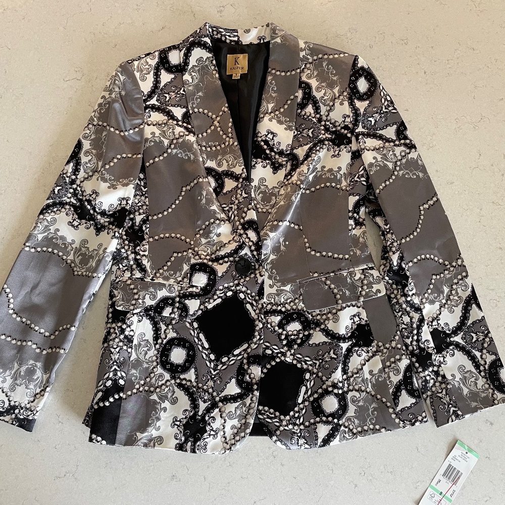 Kasper Pearl Filigree Blazer